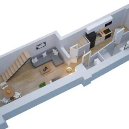 דירה Loft Gare Centre Vue Bastille Parking גרנובל